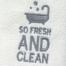 Load image into Gallery viewer, Bath Words Fabric Shower Curtain