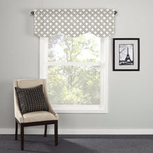 Load image into Gallery viewer, Crystal Lined Embroidered Scalloped Valance