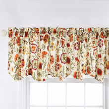 Load image into Gallery viewer, Daphne Lined Printed Scalloped Valance