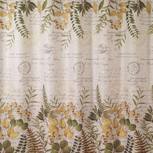 Load image into Gallery viewer, Foliage Garden Fabric Shower Curtain