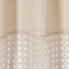 Load image into Gallery viewer, Hayden Grommet Top Panel and Valance with Macrame Bands