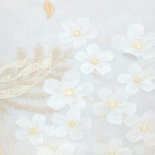 Load image into Gallery viewer, Hydrangea Semi Sheer Faux Linen Pole Top Valance