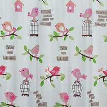 Load image into Gallery viewer, Inspirational Tweets Fabric Shower Curtain