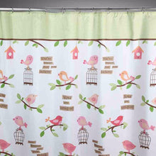 Load image into Gallery viewer, Inspirational Tweets Fabric Shower Curtain