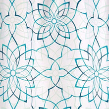 Load image into Gallery viewer, Kenzie Floral Fabric Shower Curtain