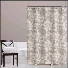 Load image into Gallery viewer, Peony Fabric Shower Curtain