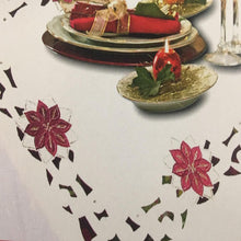 Load image into Gallery viewer, Poinsettia Collection Fabric Tablecloth by Elbaz