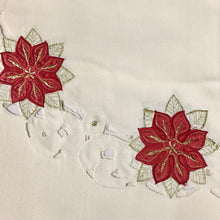 Load image into Gallery viewer, Poinsettia Collection Fabric Tablecloth by Elbaz