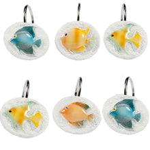 Load image into Gallery viewer, Rainbow Fish Shower Curtain Hooks