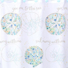 Load image into Gallery viewer, Seaside Blossoms Shower Curtain and Towels
