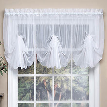 Load image into Gallery viewer, Sheer Voile Fan Valance