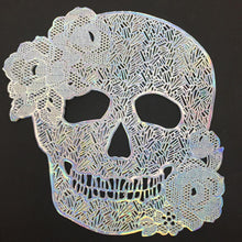 Load image into Gallery viewer, Skull & Roses Iridescent Vinyl Placemats