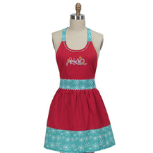 Load image into Gallery viewer, Snowman Sentiments Child and Hostess Apron