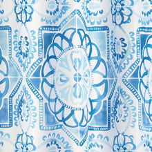 Load image into Gallery viewer, Spanish Tile Fabric Shower Curtain Liner