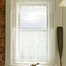 Load image into Gallery viewer, Tidepool Lace Kitchen Curtain Tier and Valance