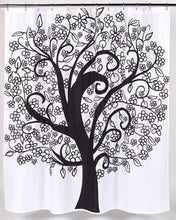 Load image into Gallery viewer, Tree Of Life Fabric Shower Curtain