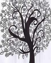 Load image into Gallery viewer, Tree Of Life Fabric Shower Curtain