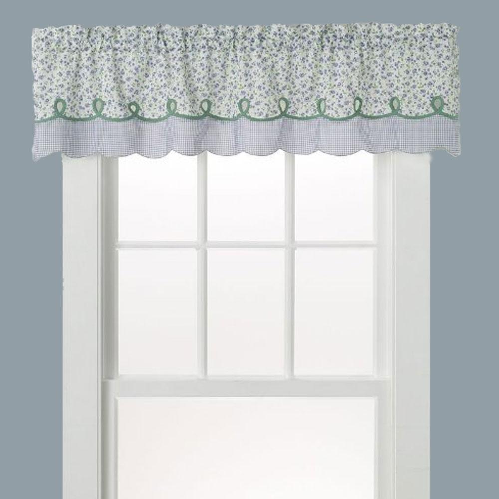 Ashley Floral Scalloped Valance