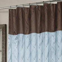 Load image into Gallery viewer, Balmoral Embroided Fabric Shower Curtain
