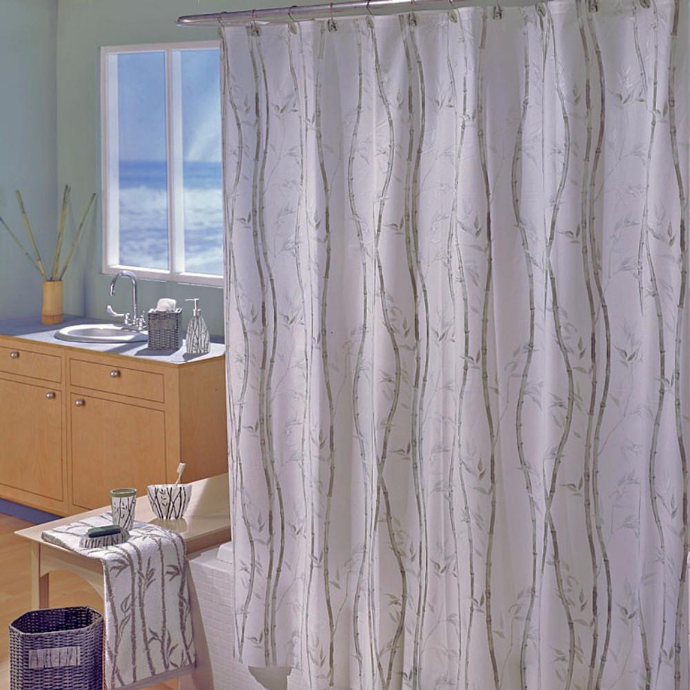 Bamboo Peva Shower Curtain