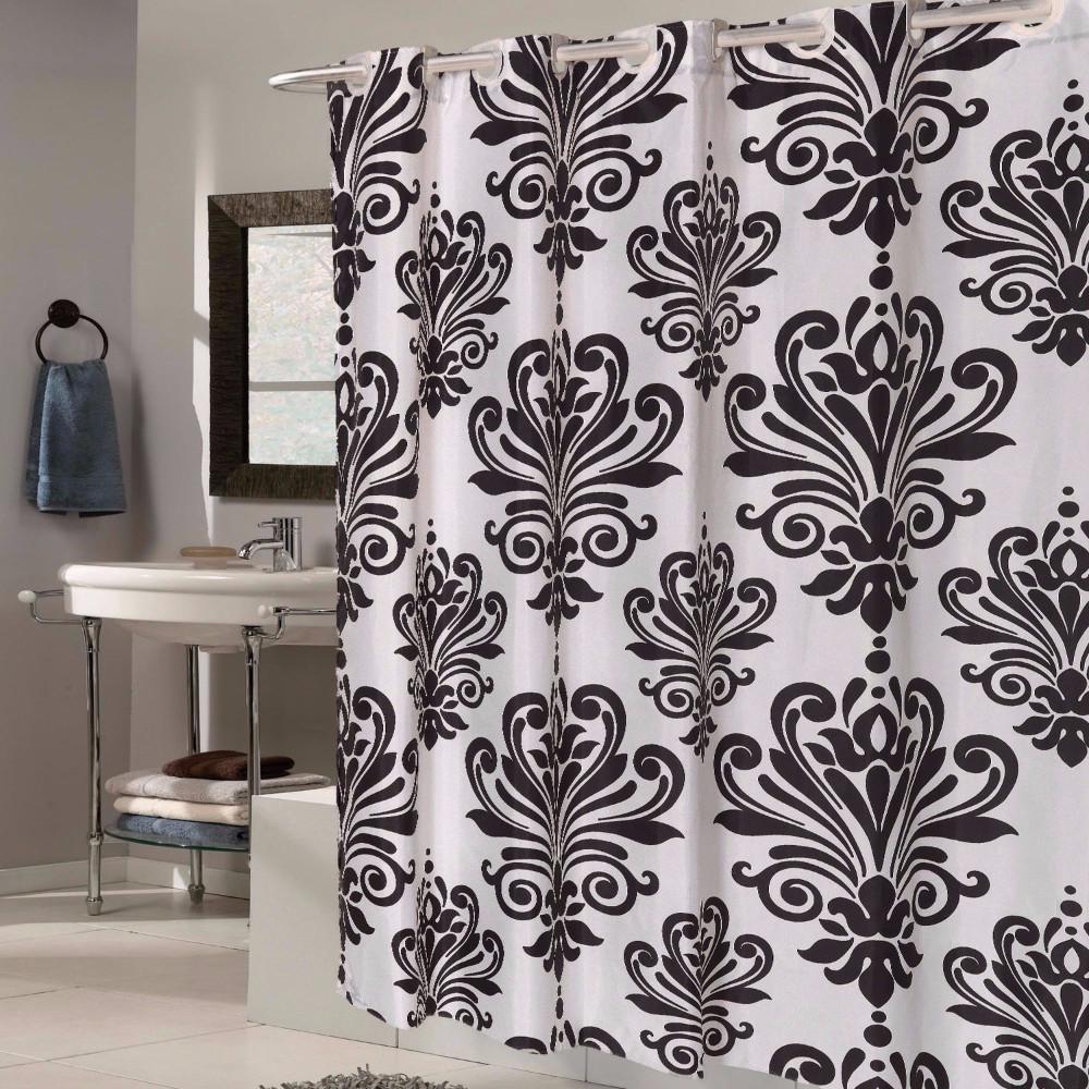 Beacon Hill Hookless Fabric Shower Curtain