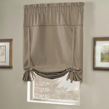 Load image into Gallery viewer, Blackstone Room Darkening Tie-up Shade
