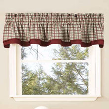 Load image into Gallery viewer, Bristol Plaid Two Tone Bradford Valance
