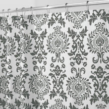 Load image into Gallery viewer, Damask Fabric Shower Curtain
