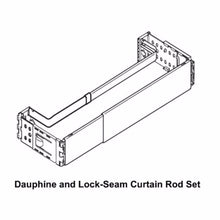 Load image into Gallery viewer, Dauphine and Lock-Seam Curtain Rod Set
