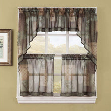 Load image into Gallery viewer, Eden Kitchen Tier Curtains
