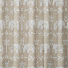 Load image into Gallery viewer, Elephant Walk Fabric Shower Curtain
