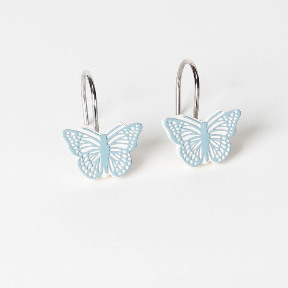Fluttering Shower Hooks