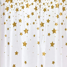 Load image into Gallery viewer, Falling Stars PEVA Bathroom Shower Curtain
