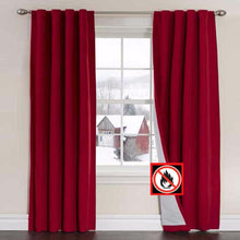 Load image into Gallery viewer, Firefend Flame Retardant Curtain Panels
