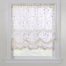 Load image into Gallery viewer, Grandeur Sheer Floral Embroidered Balloon Curtain
