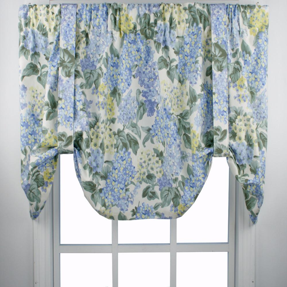 Hydrangea Tie-Up Valance