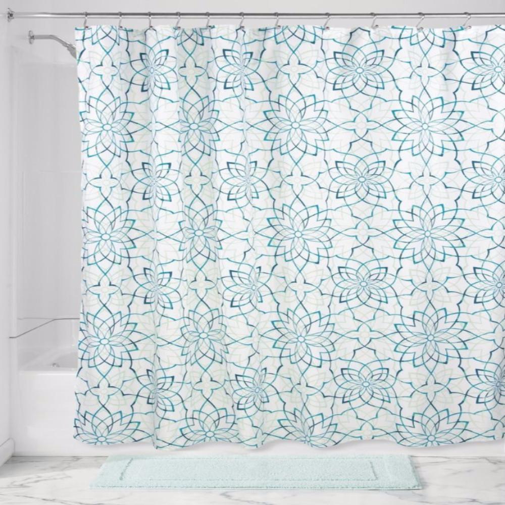 Kenzie Floral Fabric Shower Curtain