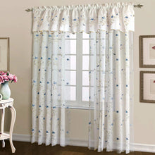 Load image into Gallery viewer, Loretta Sheer Embroidered Panel and Valance
