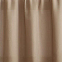 Load image into Gallery viewer, Martine Microfiber 3-Piece Kitchen Curtain Valance and Tiers Set
