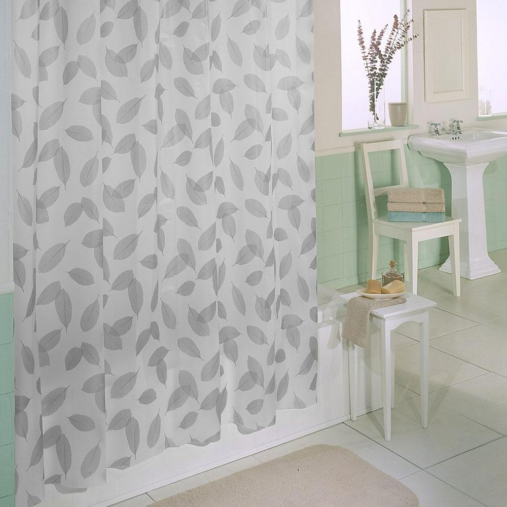 Modern Leaf Peva Shower Curtain