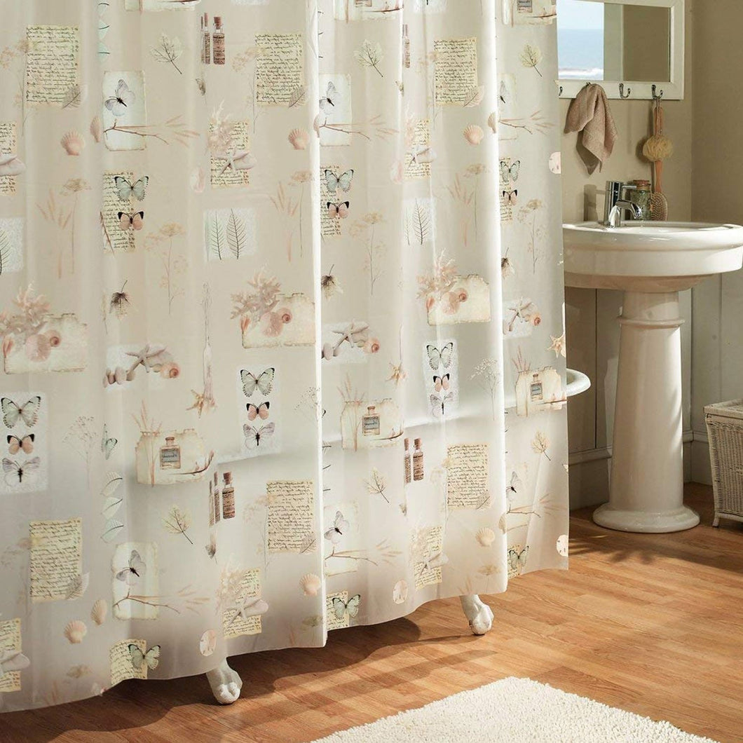 Nature's Moments Vinyl Shower Curtain