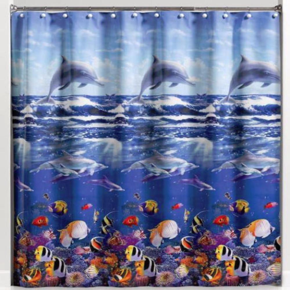 Ocean Life Peva Shower Curtain