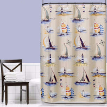 Load image into Gallery viewer, Regatta Fabric Shower Curtain
