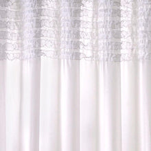 Load image into Gallery viewer, Ruffles Sheer Shower Curtain
