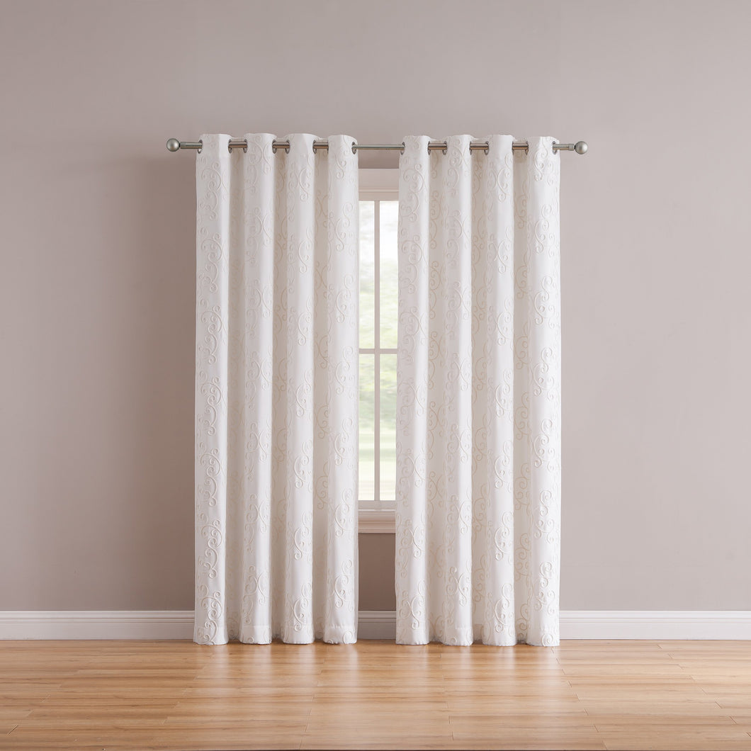 Sydney Embroidered Grommet Top Panel