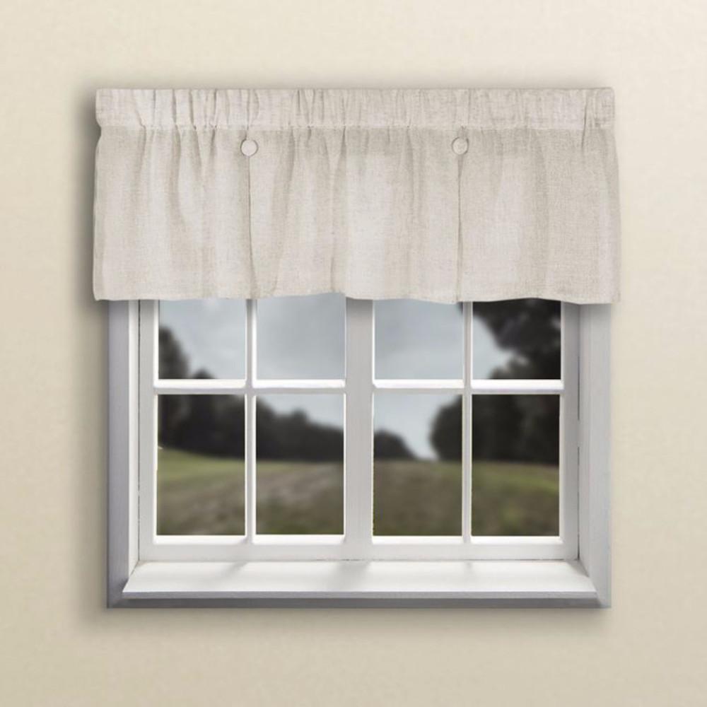 Shannon Pleated Button Valance