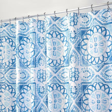 Load image into Gallery viewer, Spanish Tile Fabric Shower Curtain Liner
