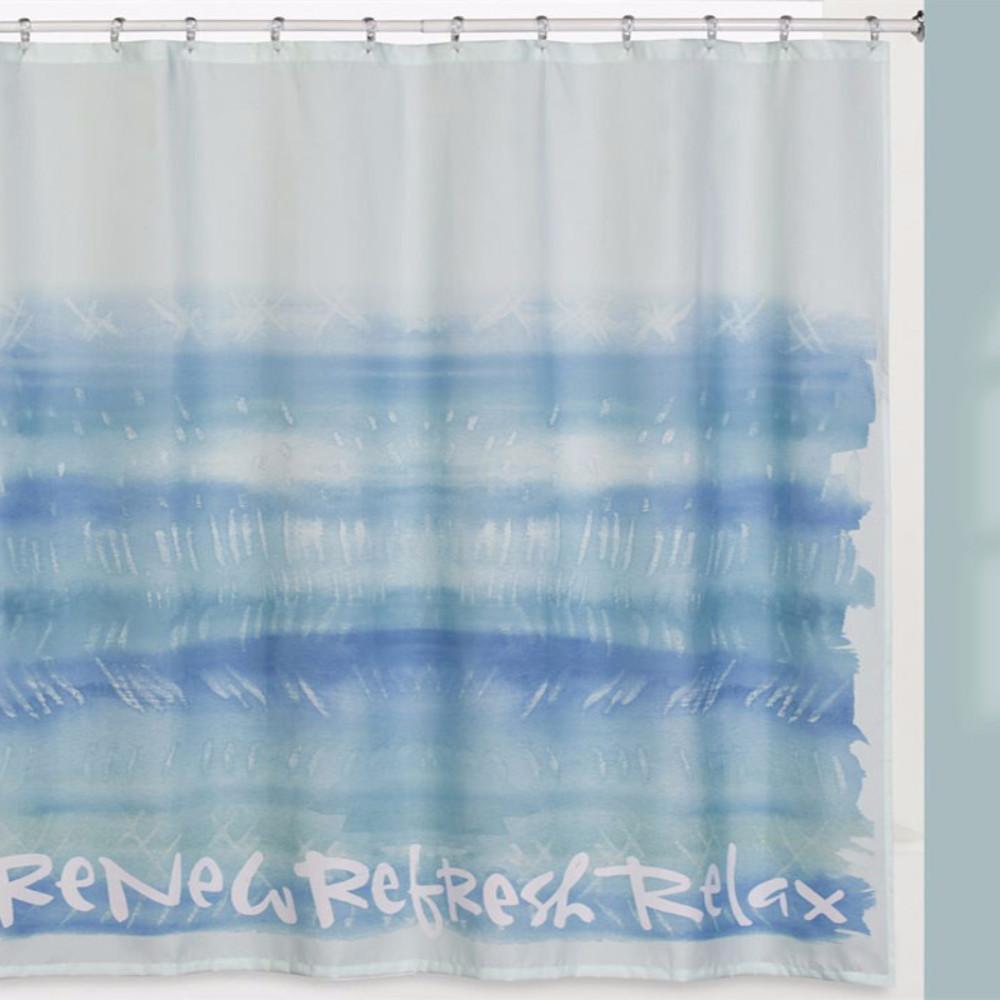 Splash Fabric Shower Curtain