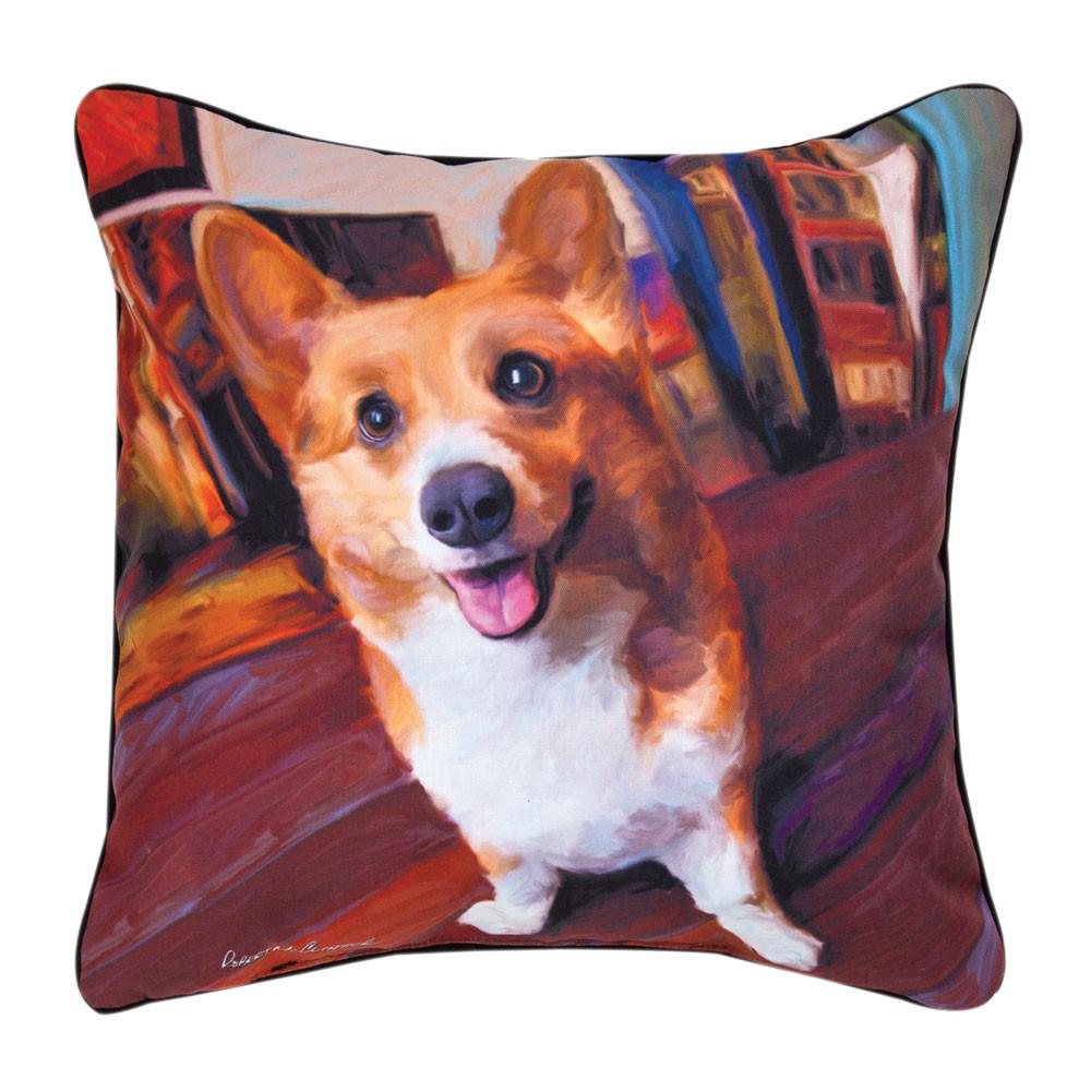 Corgi Get Low Pillow