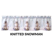Load image into Gallery viewer, Seasonal Snowed Valances
